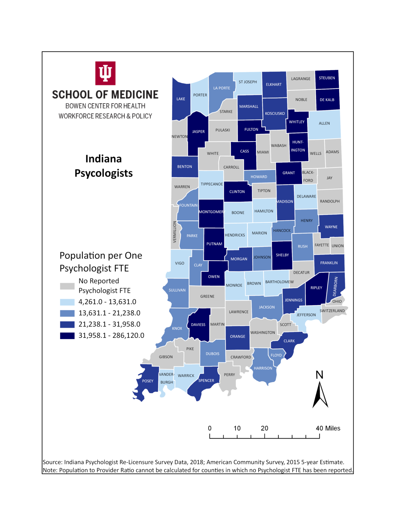 Map Gallery Behavioral Health Bowen Health Workforce
